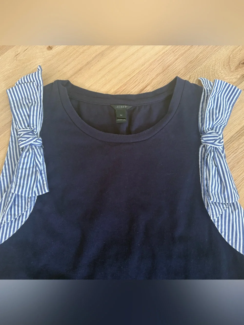 J. Crew Navy Bow Tank